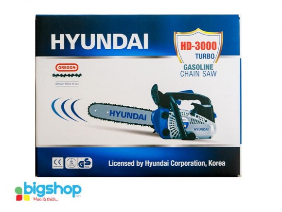 Máy cưa xích xăng Hyundai HD3000, lam 30cm