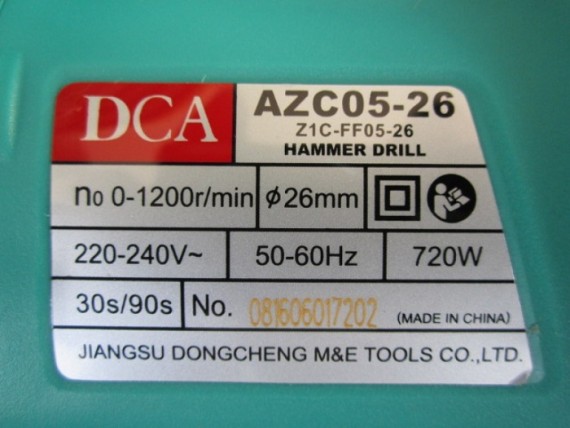 Máy khoan động lực 720W DCA AZC05-26B 26mm