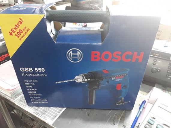 Bộ máy khoan động lực Bosch GSB550 SET 100 món