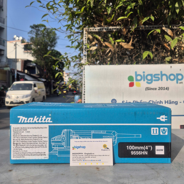 Máy mài góc Makita 9556HN 100mm, 840W (Công tắc trượt)