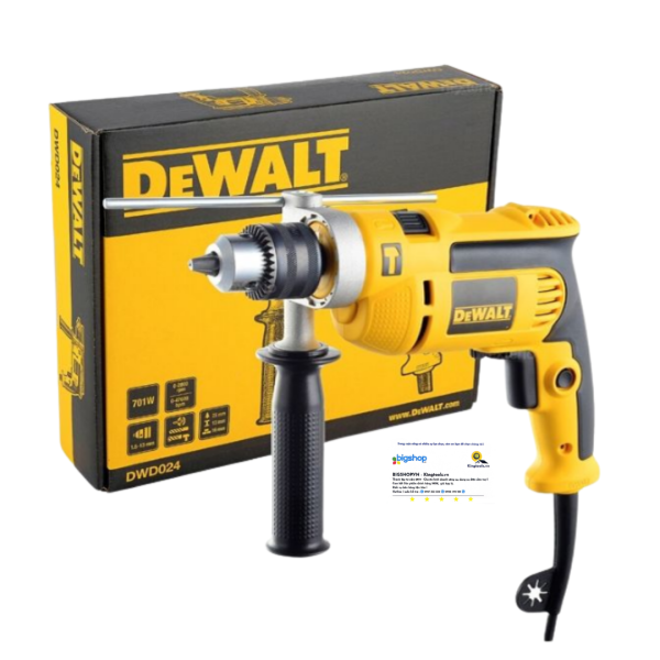 Máy khoan động lực DeWalt DWD024-B1 (CS 650W, mũi 13mm)