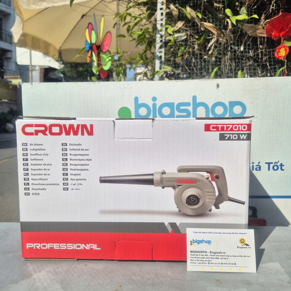Máy thổi bụi Crown CT17010 (710W), hàng chính hãng