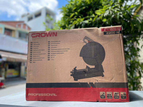 Máy cắt sắt đế bàn Crown CT15194, CS 2200W