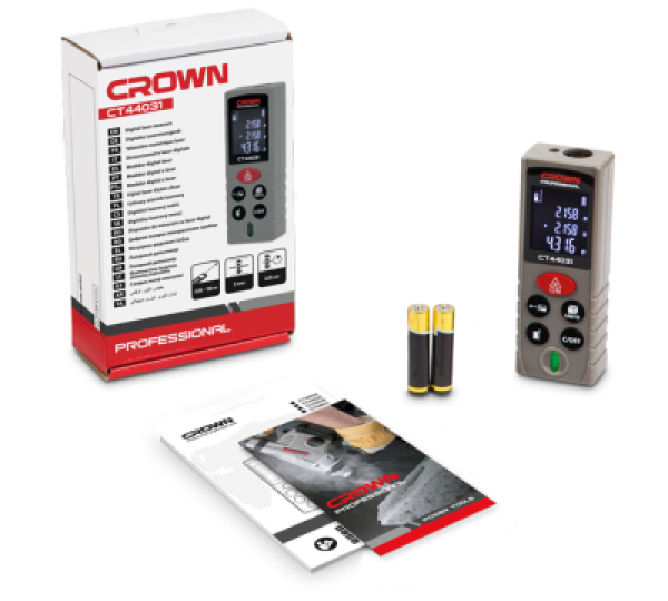 Máy đo khoảng cách laser Crown CT44031, đo 100m