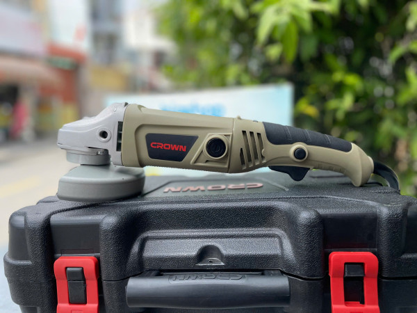 Máy mài góc 860W Crown CT13336 kiêm đánh bóng