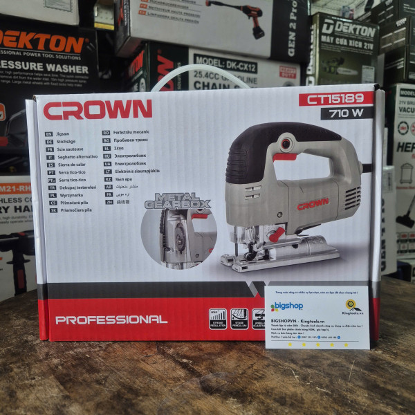 Máy cưa lọng Crown CT15189, CS 710W