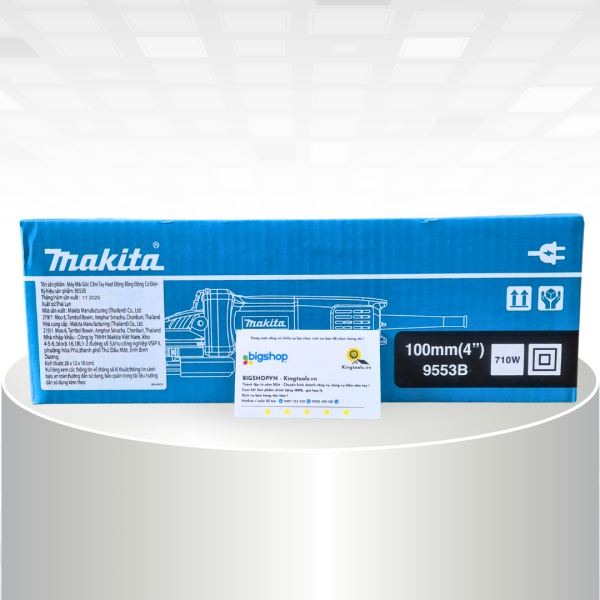 Máy mài góc MAKITA 9553B (100mm, 710W, công tắc đuôi)