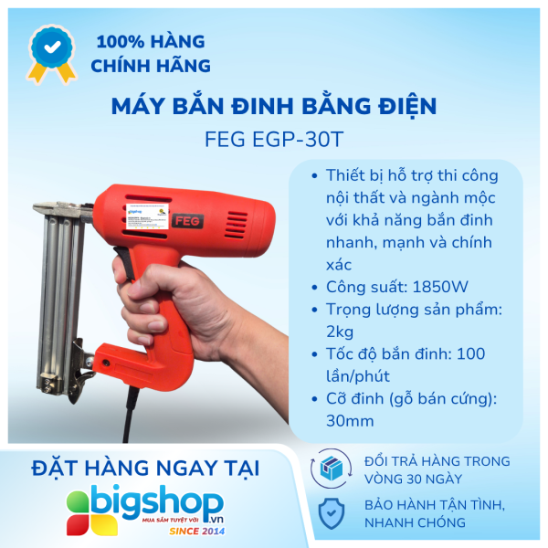 Máy bắn đinh bằng điện FEG EGP-30T (CS 1850W)