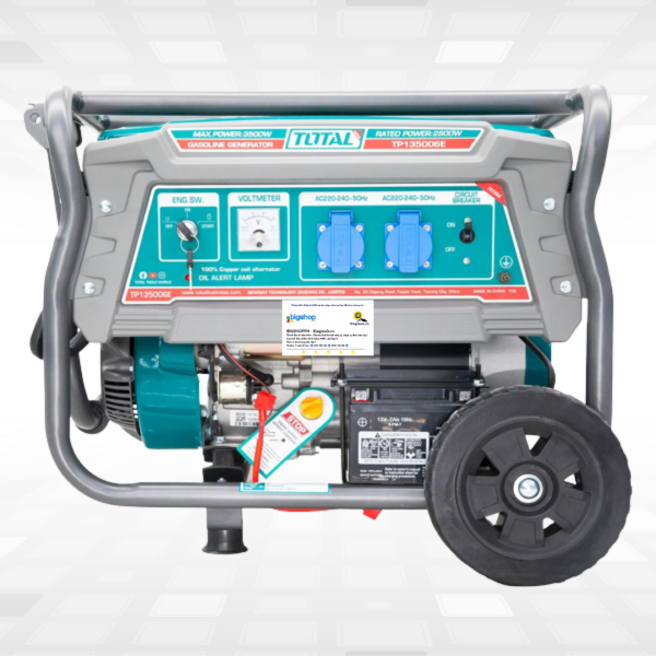 Máy phát điện dùng xăng TOTAL TP135006E - CS 3.5kW
