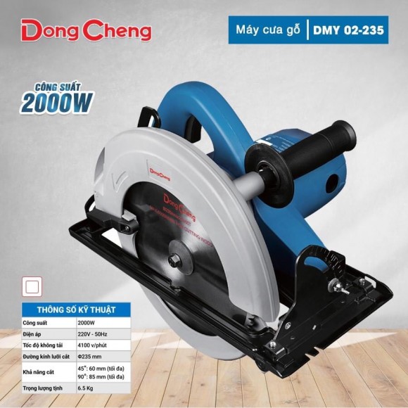 Máy cưa đĩa Dongcheng DMY02-235, CS 2000W