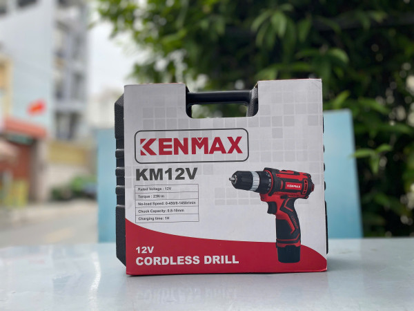Máy khoan Pin KENMAX KM12V  ( 2 pin 1.5Ah, sạc)