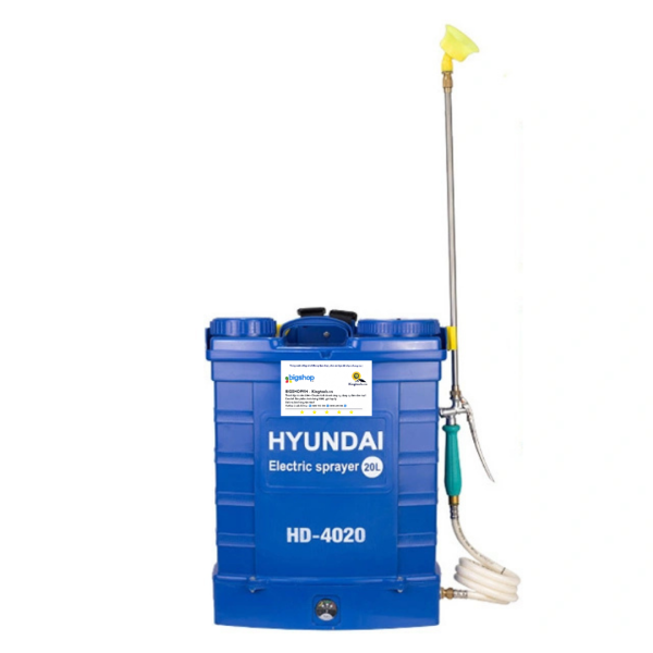 Máy phun thuốc trừ sâu 20L Hyndai HD-4020 (8.0Ah)