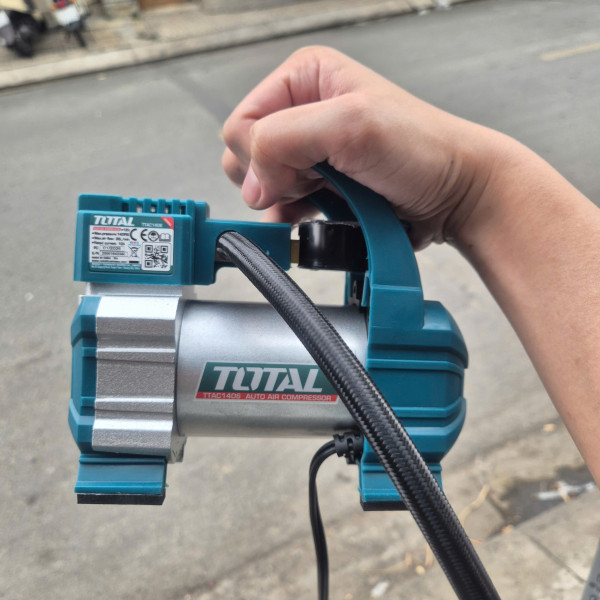 Máy bơm hơi ô tô Total TTAC1406, DC 12V, 140 PSI