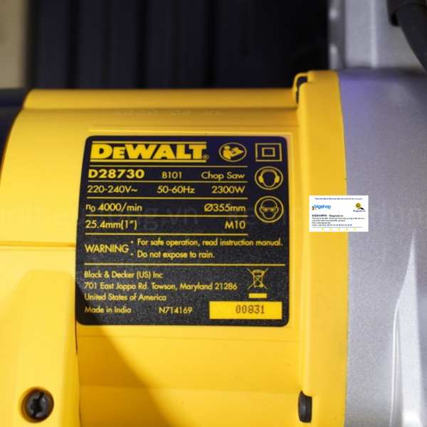 Máy cắt sắt DEWALT D28730-B1 (CS 2300W, 355mm)