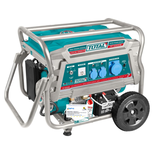 Máy phát điện dùng xăng TOTAL TP165006 - Công suất 6.5kW
