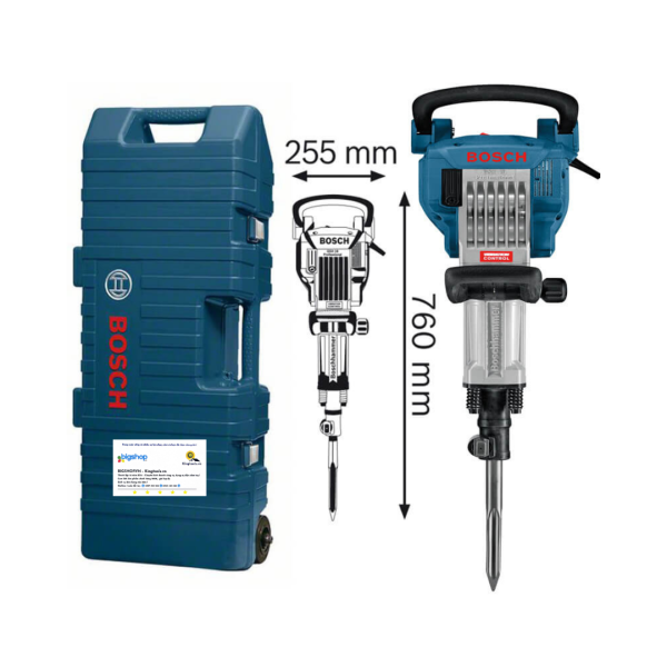 Máy đục phá bê tông 30mm BOSCH GSH 16-30 (Công suất 1750W)