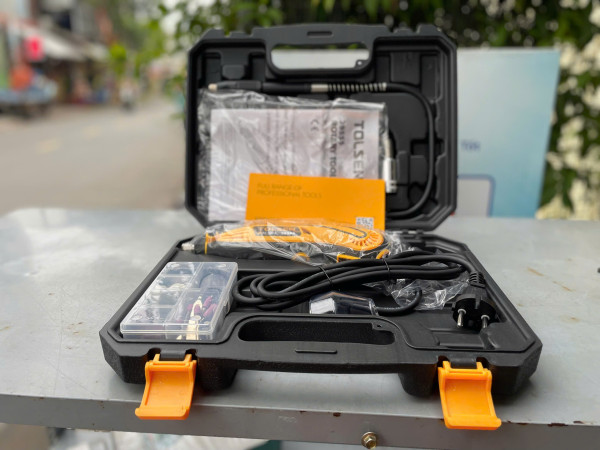 Bộ 108 chi tiết máy mài mini 135W TOLSEN 79555