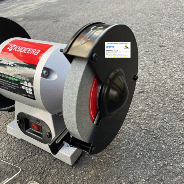 Máy mài hai đá KYOCERA HBG-6E (Công suất 250W, đĩa 150mm)