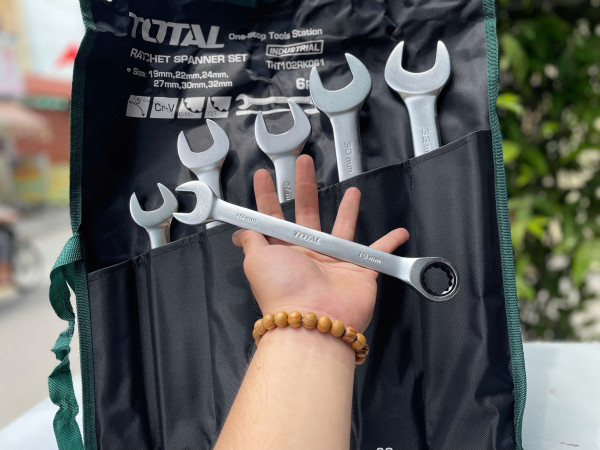  Bộ cờ lê vòng miệng 6 chi tiết Total THT102RK061