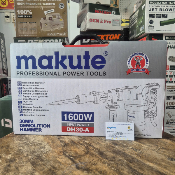 Máy đục bê tông 17 Ly  MAKUTE  1600W DH30A
