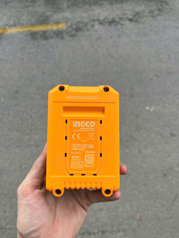 Pin Litium 20V/4Ah Ingco FBLI20021