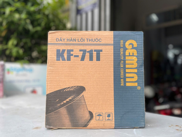 Cuộn hàn lõi thuốc 15kg  Gemini KF-71T Kim Tín ( 2 size) ( vẫn dùng khí C02)
