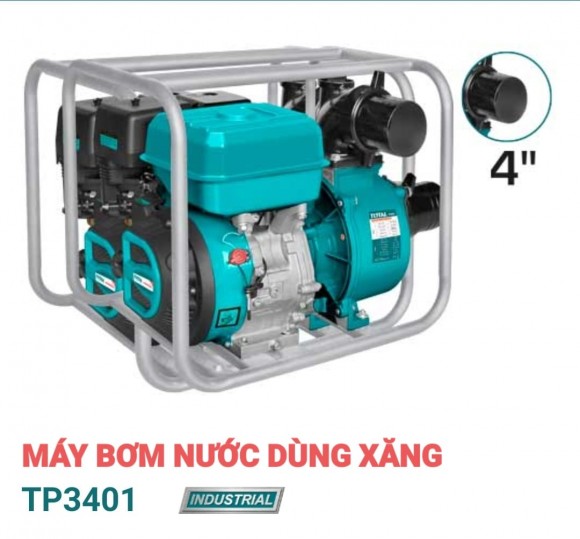 Máy bơm nước dùng xăng Total TP3401