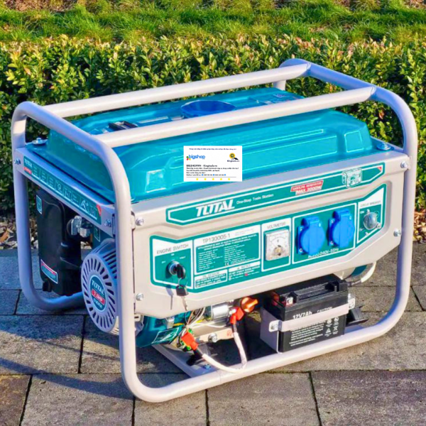 Máy phát điện dùng xăng TOTAL TP130005-1 - CS 3.0kW (Giật nổ - đề)