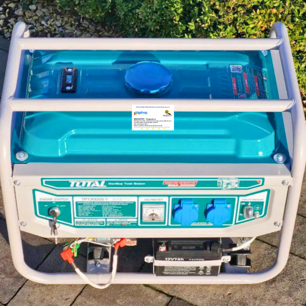 Máy phát điện dùng xăng TOTAL TP130005-1 - CS 3.0kW (Giật nổ - đề)