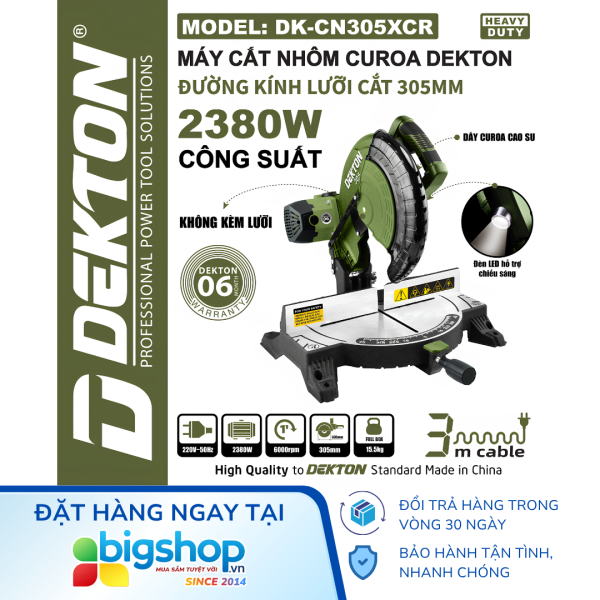 Máy cắt góc đa năng 2385W DEKTON DK-CN305XCR - Lưỡi 305mm