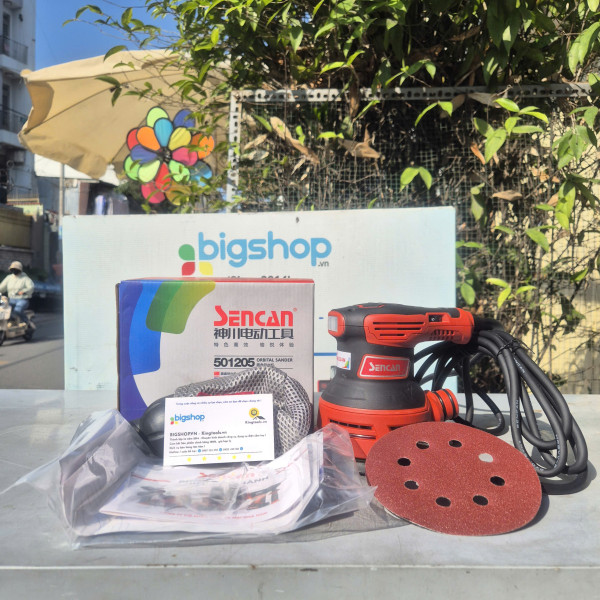 Máy chà nhám rung tròn SENCAN 501205, 125mm