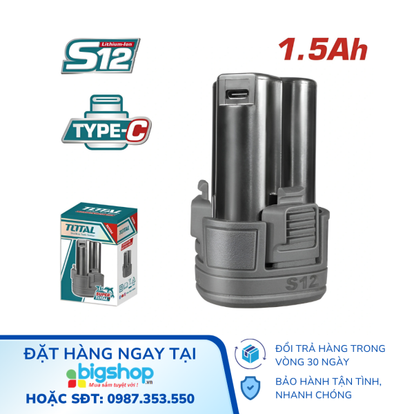 Pin Lithium S12/1.5Ah TOTAL TBLI12153