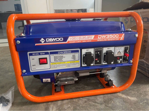 Máy phát điện chạy xăng 2.2KW Dewoo DW3500