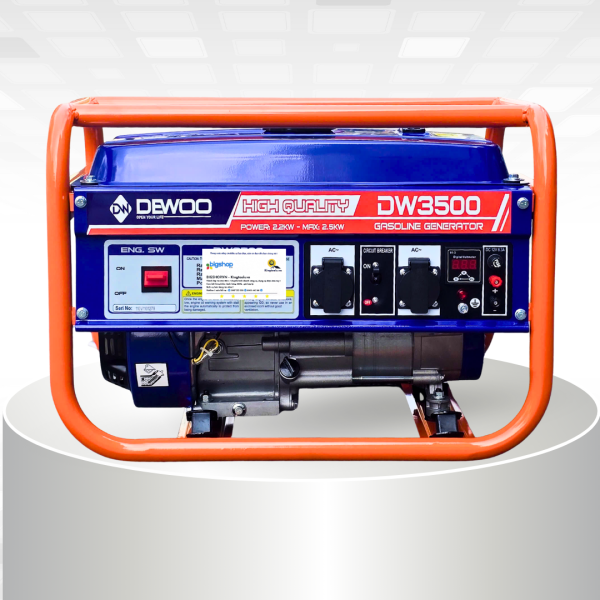 Máy phát điện chạy xăng 2.2KW Dewoo DW3500
