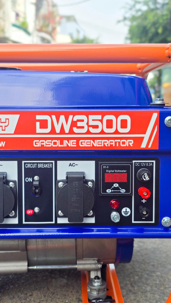 Máy phát điện chạy xăng 2.2KW Dewoo DW3500