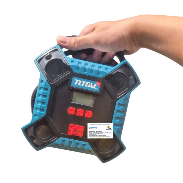 Máy bơm hơi lốp xe ô tô 12V/DC TOTAL TTAC1601 (160PSI)