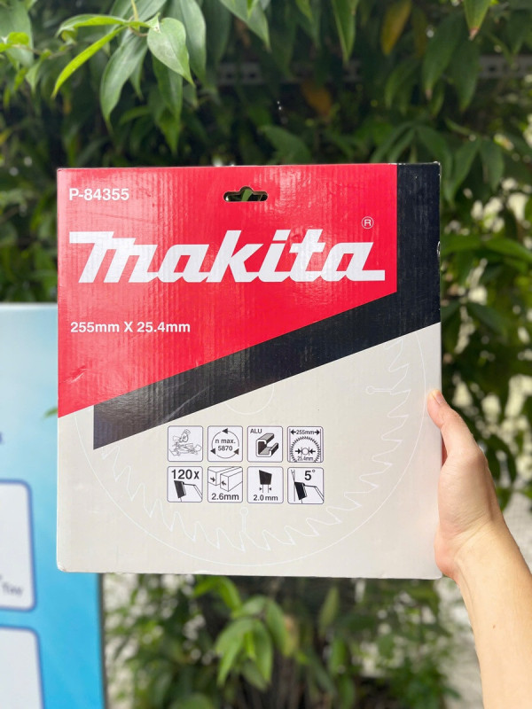 Lưỡi cắt nhôm 120 răng Makita  P-84355 255 x 25.4x 120T