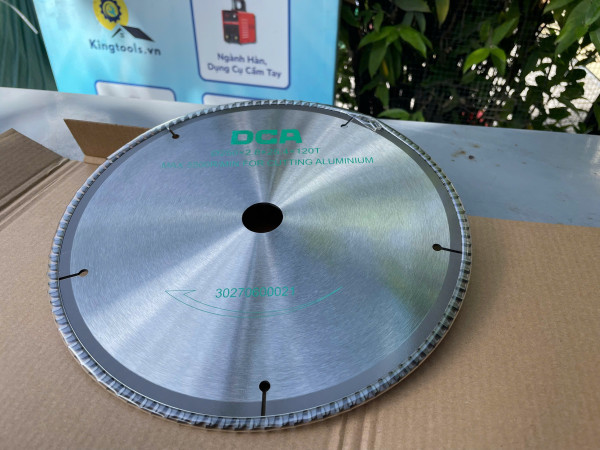 Lưỡi cắt nhôm 120 răng DCA, Lỗ cốt  25.4mm x250mm