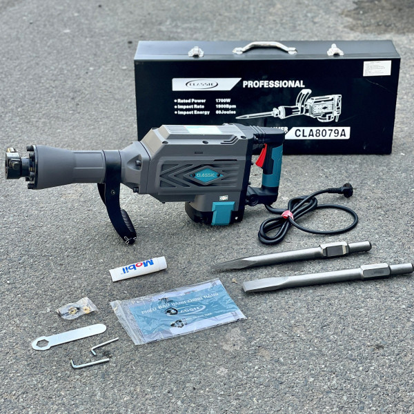 Máy đục bê tông 30Ly CLASSIC CLA8079A, CS 1700W
