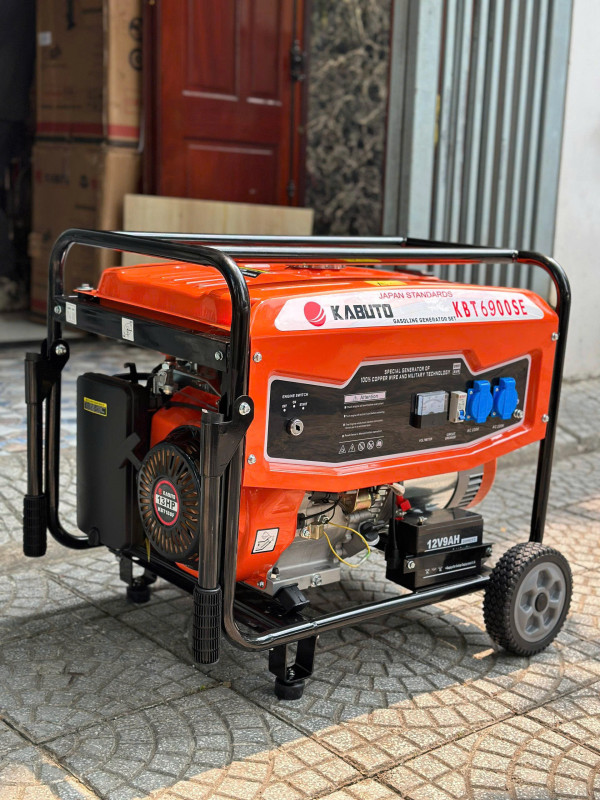 Máy phát điện KABUTO KBT6900SE (Đề, bánh xe, tay cầm)