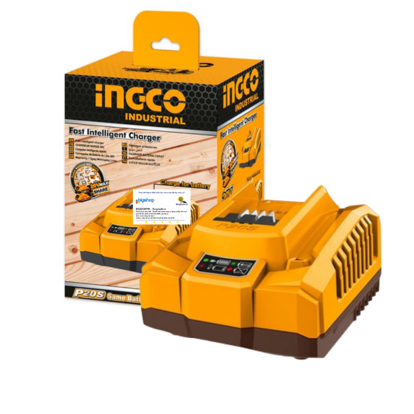 Đế sạc pin nhanh 20V/4.0Ah INGCO FCLI20411