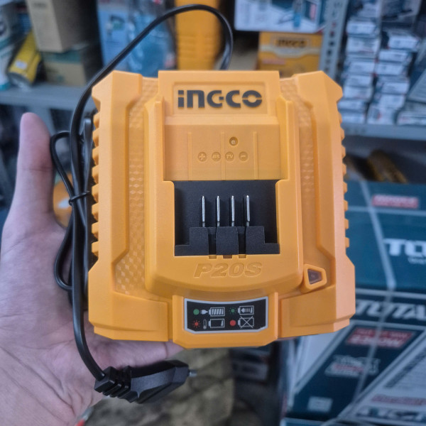 Đế sạc pin nhanh 20V/4.0Ah INGCO FCLI20411