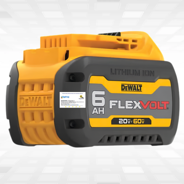 Pin Flexvolt 20V/60V - 6.0Ah DEWALT DCB606-B1