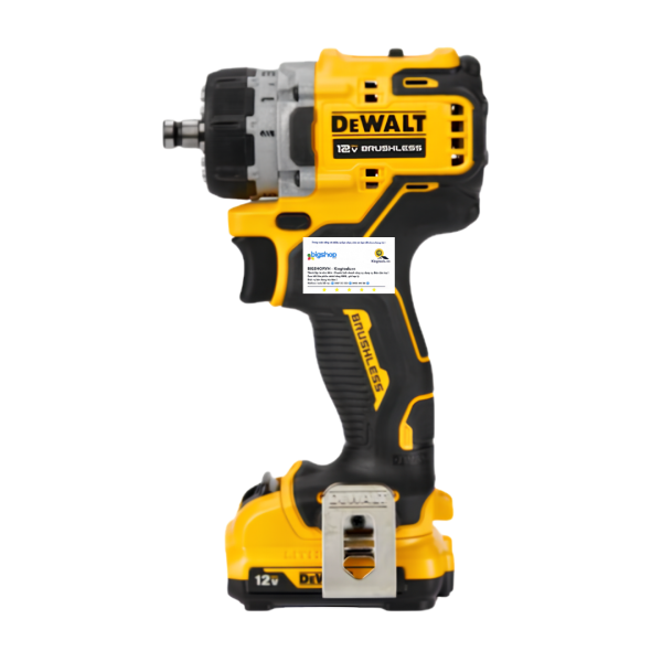 Máy khoan đa năng dùng pin 12V DEWALT DCD703D2-B1 (2 pin 2.0Ah, sạc và 4 đầu kẹp chuyển đổi)