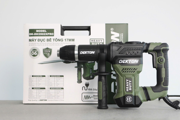 Máy đục bê tông 17 ly DEKTON DK-DH3502XPRO, cs 1500W