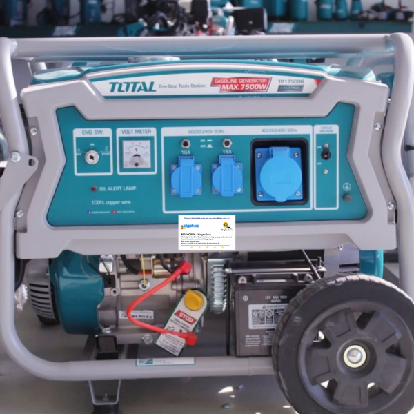 Máy phát điện dùng xăng Total TP175006 - Công suất 7.5kW