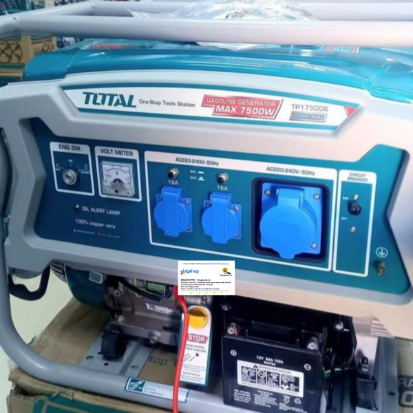 Máy phát điện dùng xăng Total TP175006 - Công suất 7.5kW
