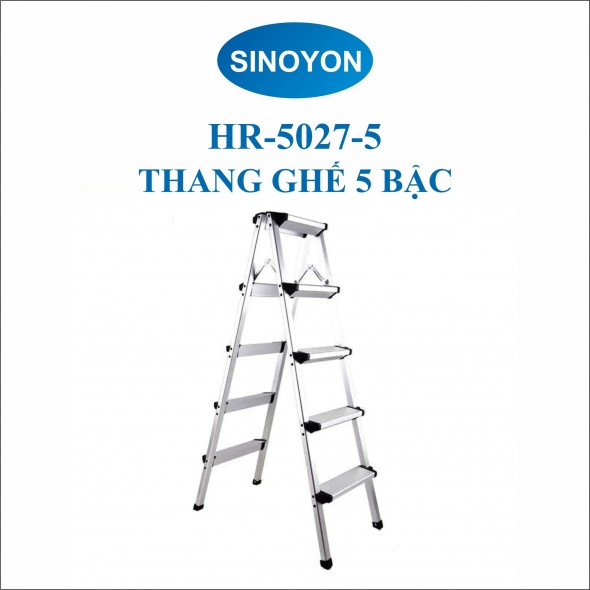 Thang ghế nhôm 5 bậc SINOYON HR-5027-5
