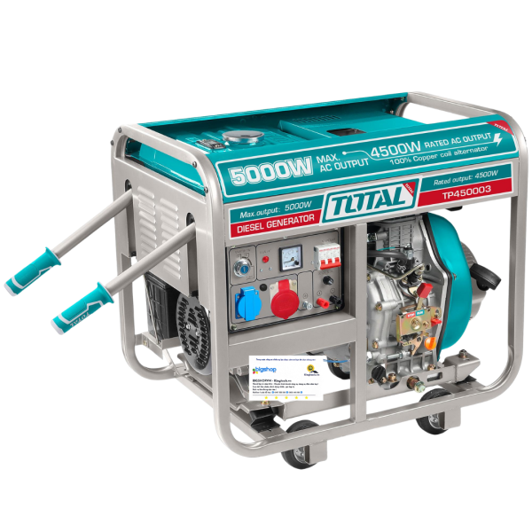 Máy phát điện dùng dầu Diezen TOTAL TP450003 - Công suất 5.0kW
