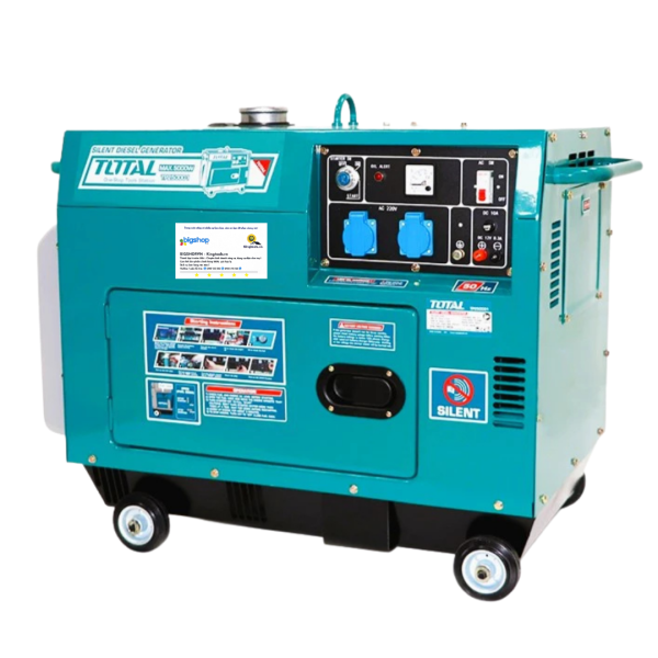 Máy phát điện dùng dầu Diezen TOTAL TP250001 - Công suất 5.0kW